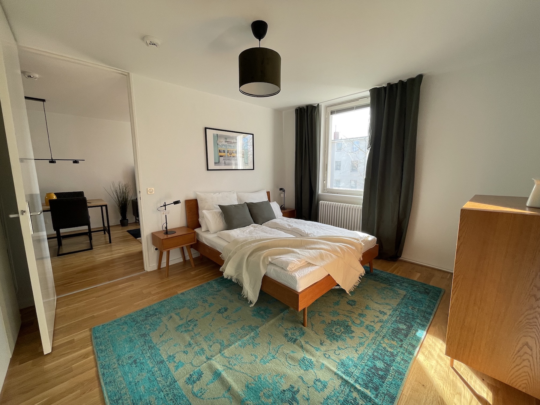 Schlafzimmer der Wohnung IW 45C EG